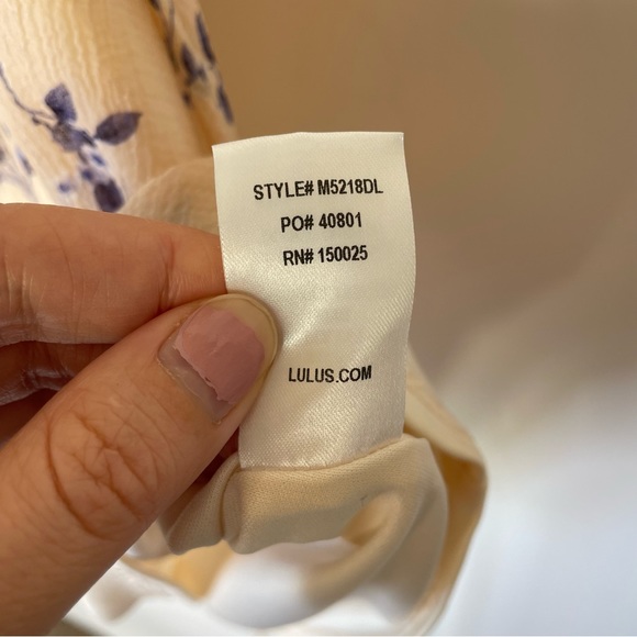 Lulus Fowler Floral Wrap Minidress in Blush Pink Size Small - Picture 14 of 15